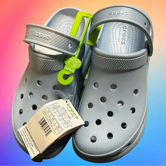 NWT CROCS - CRUSH CLOG - PLATFORM - BLUE CALCITE - Picture 8 of 12